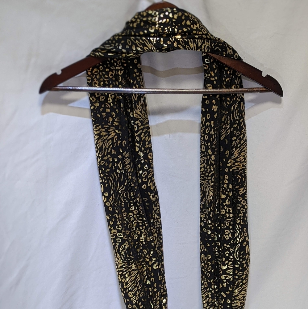 Leopard print scarf